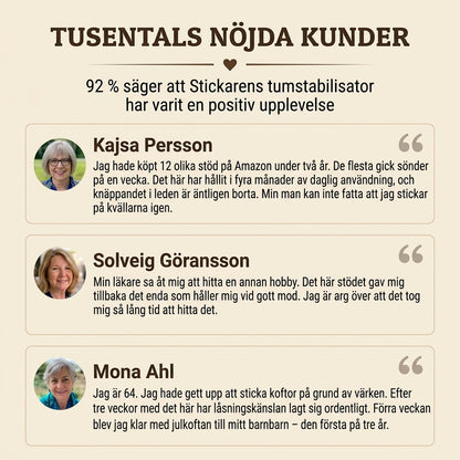 Stickarens tumstabilisator