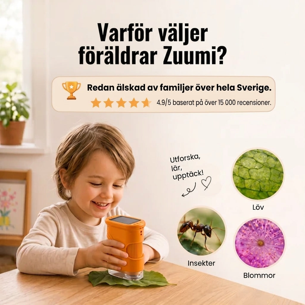 Zuumi™ 4K - Utforsknings mikroskåp